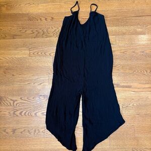 Lovestitch Ebony Harem Black Sleeveless Jumpsuit